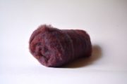 Új-zélandi melírozott bunda gyapjú -  50 g(Z13 narancs-világoskék)